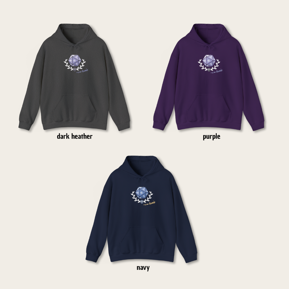 Sweat à capuche unisexe - D&D joueur ironique