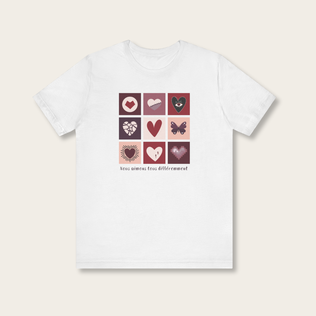 T-shirt unisexe - Aimer différemment