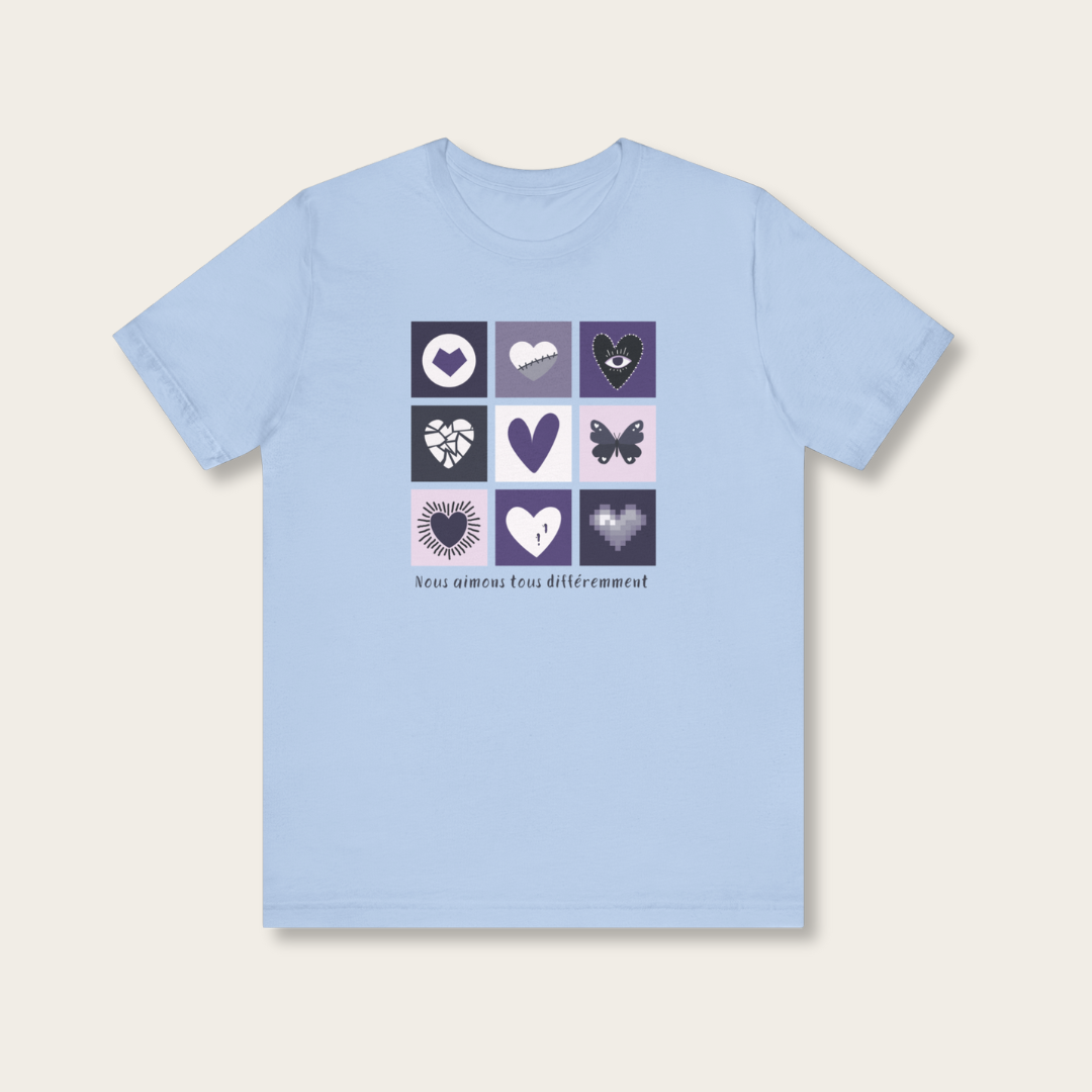 T-shirt unisexe - Aimer différemment