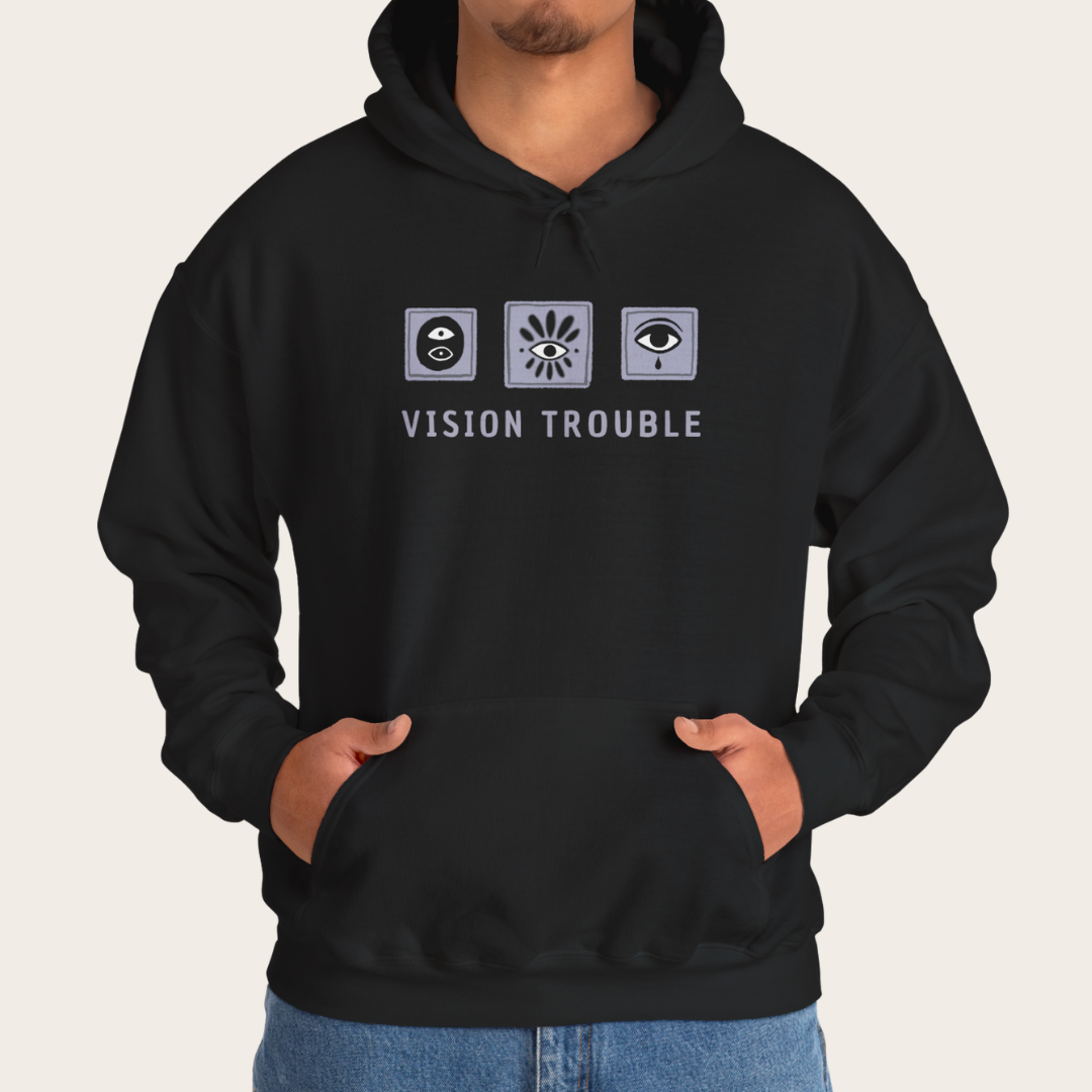 Sweat à capuche unisexe - Vision trouble
