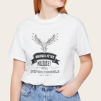 T-shirt blanc unisexe - Joyeuses fêtes les moldus