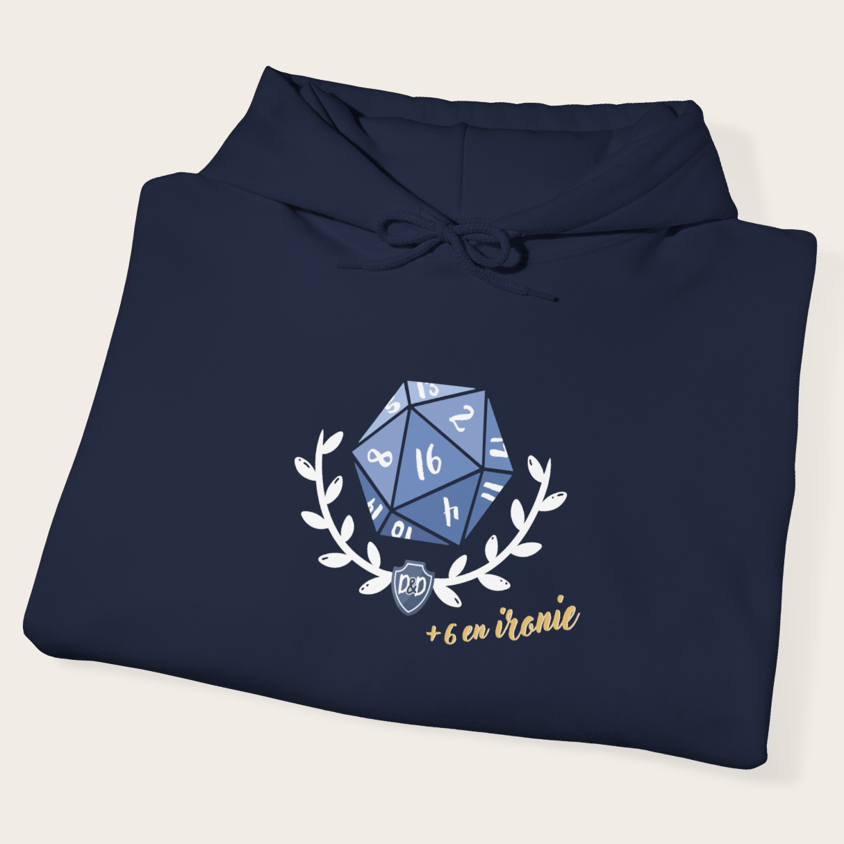 Sweat à capuche unisexe - D&D joueur ironique