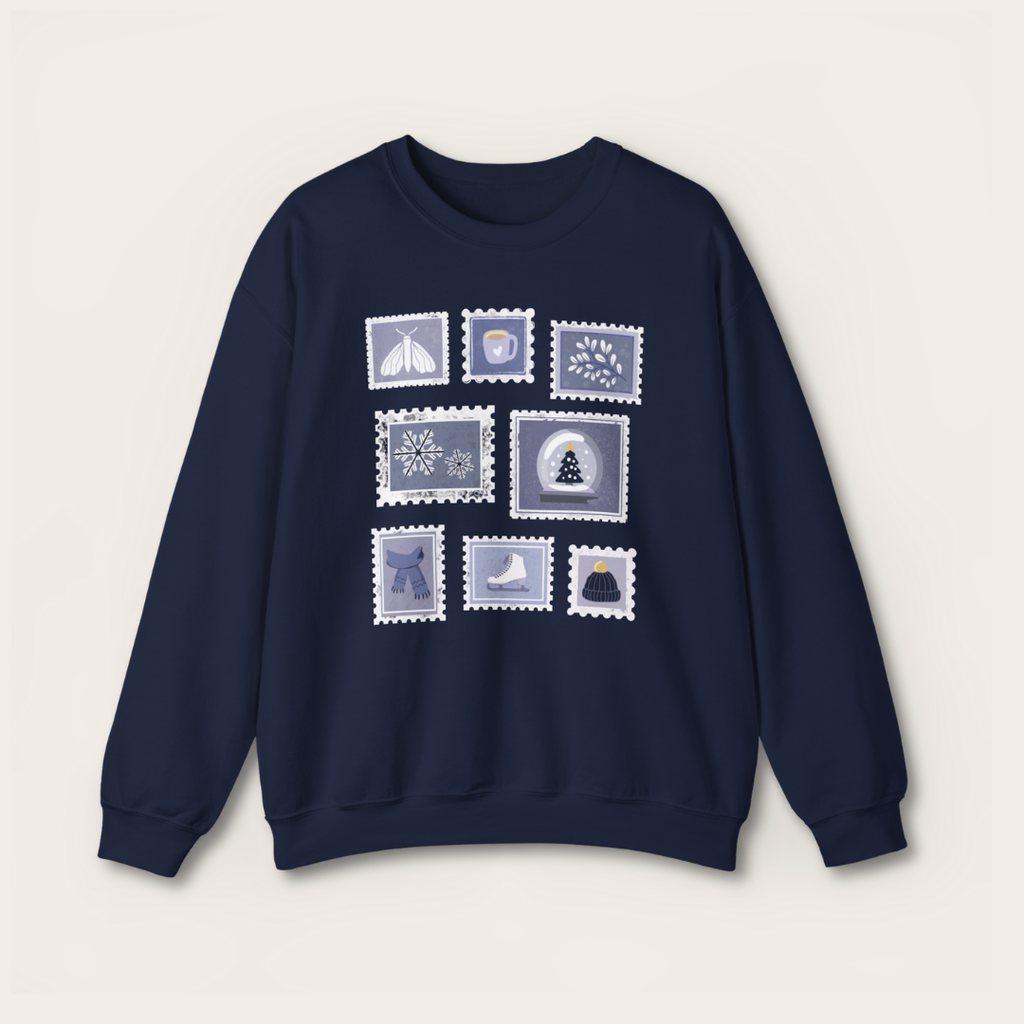 Sweatshirt unisexe - Bleu neige