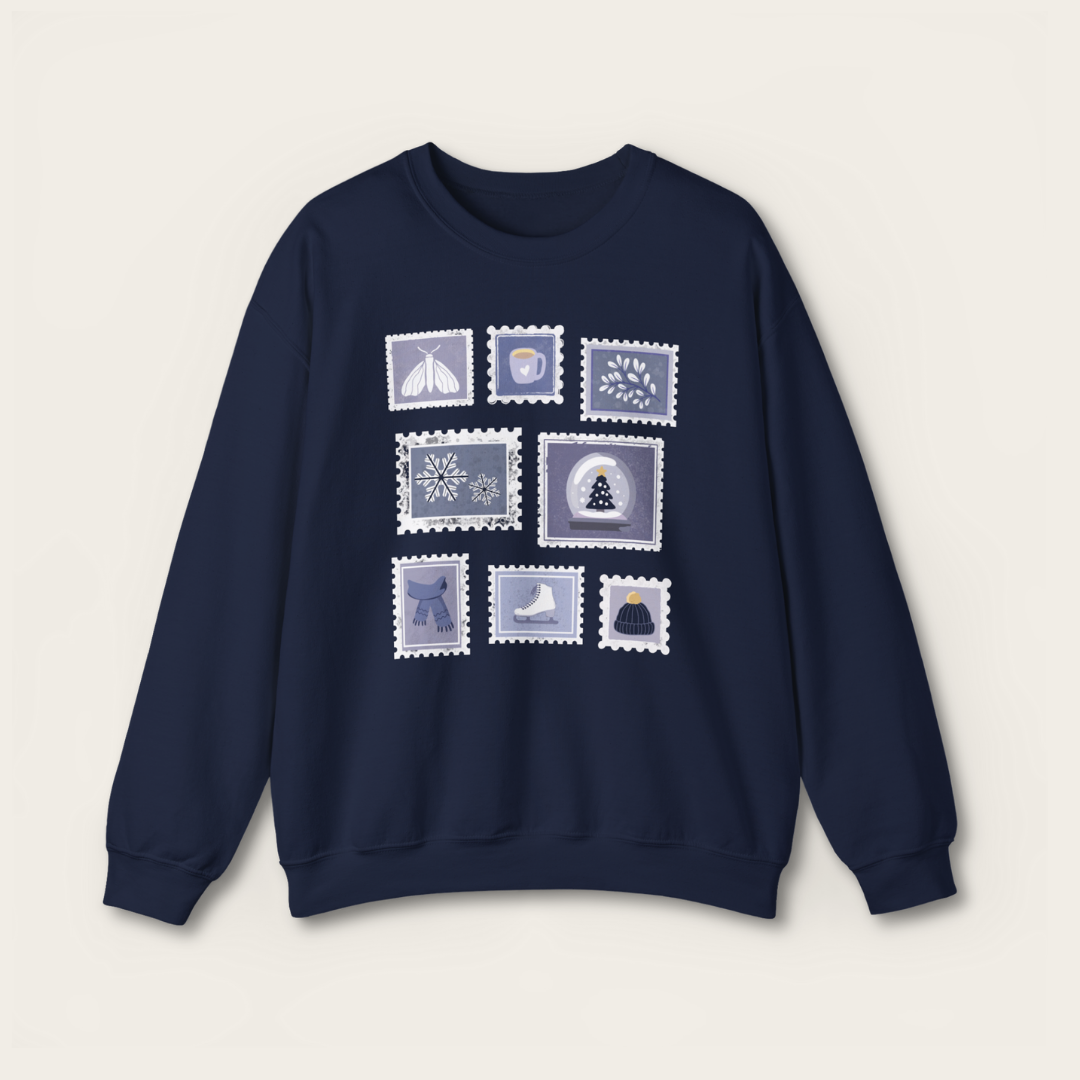 Sweatshirt unisexe - Bleu neige