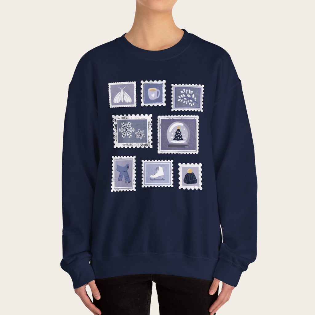 Sweatshirt unisexe - Bleu neige