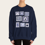 Sweatshirt unisexe - Bleu neige