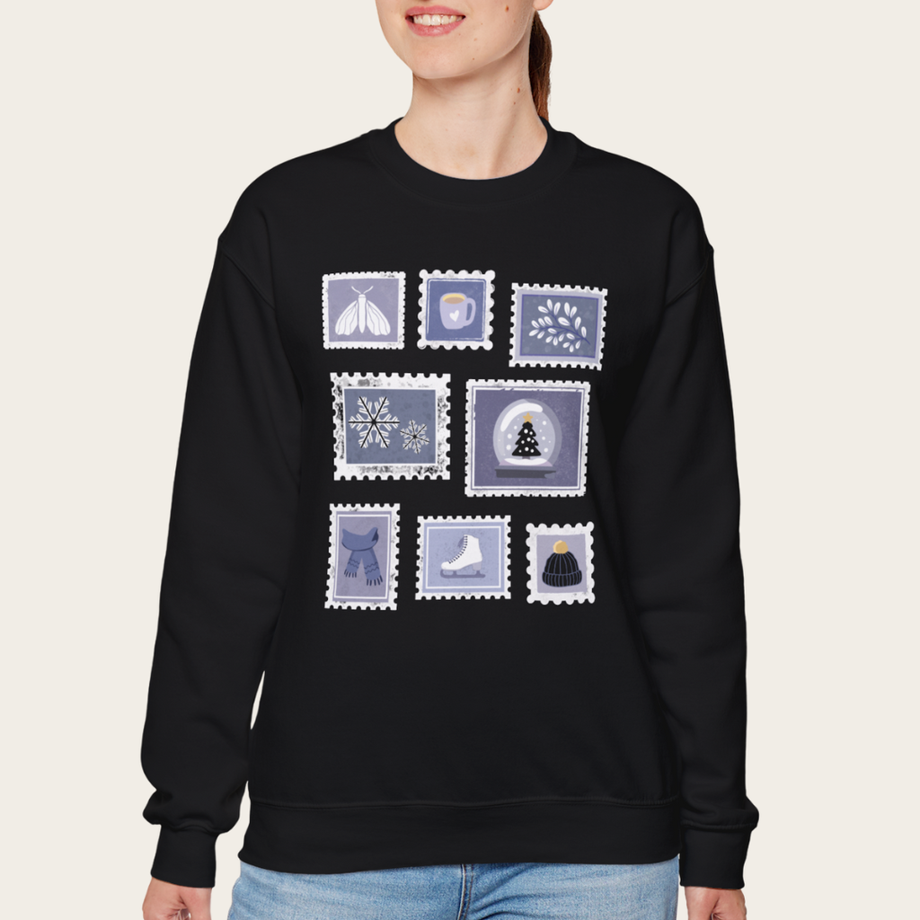 Sweatshirt unisexe - Bleu neige