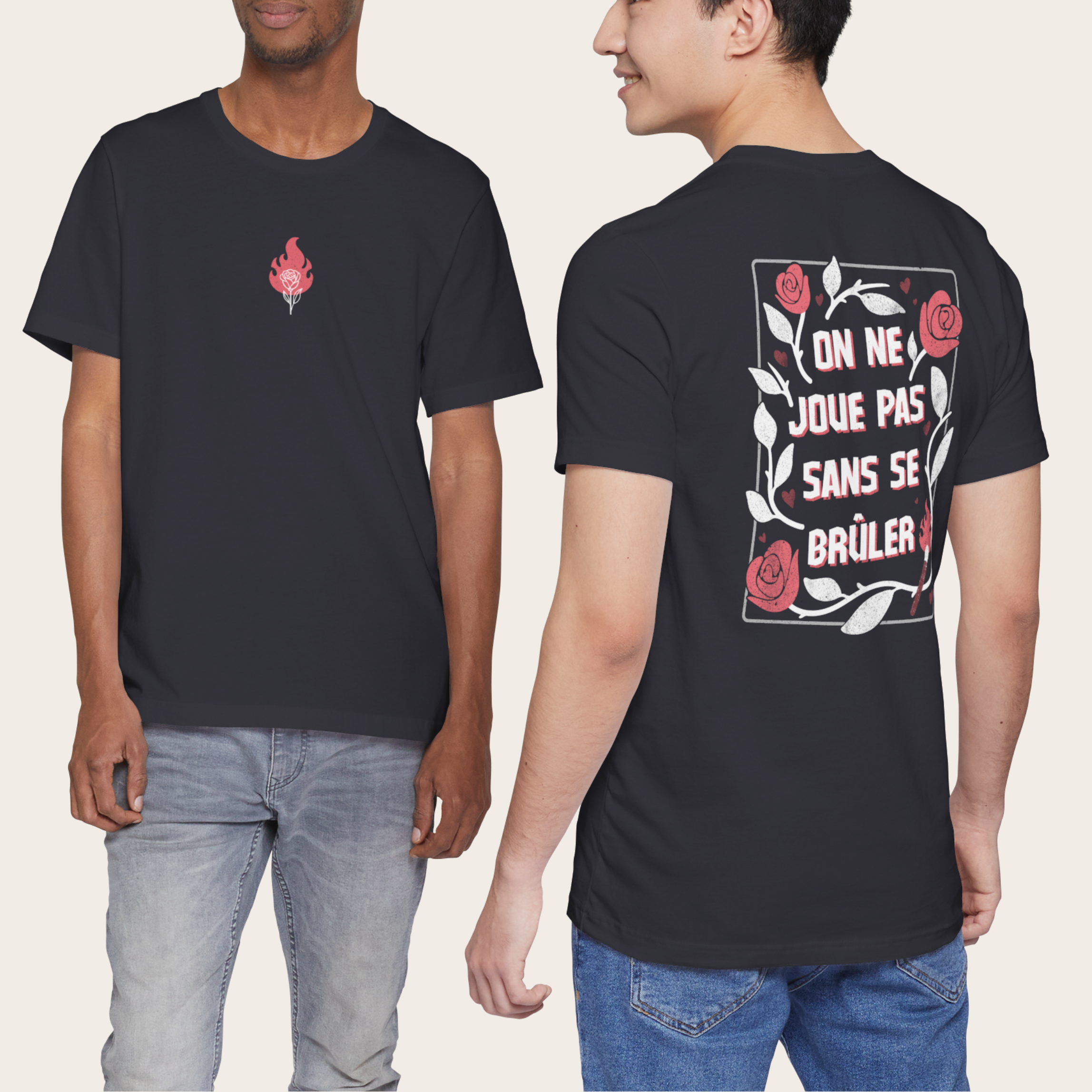T-shirt unisexe - Le feu de l'amour